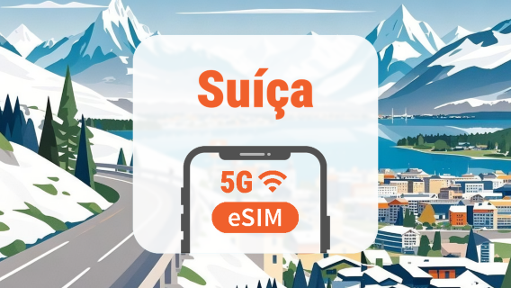 Suíça 5G eSIM | Rede Dupla • Todos os AI & TikTok | 1–30 Dias | Código QR