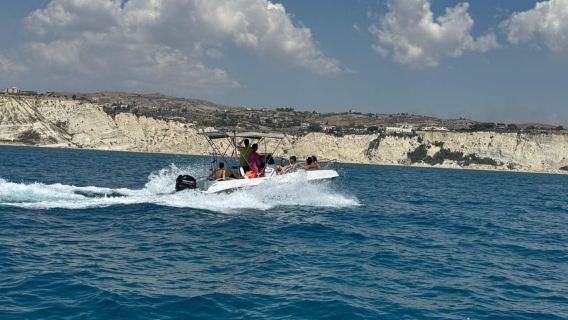 Scala Dei Turchi: Boat tour with skipper and refreshing swim