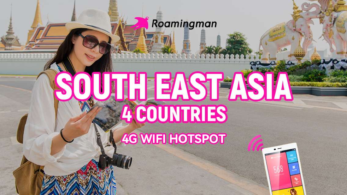 Thailand, Malaysia, Vietnam, Singapore 4G WiFi Hotspot (Express delivery within Singapore only)