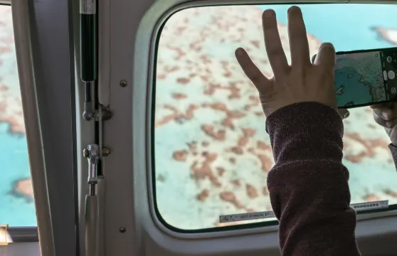 心形礁60分鐘飛行觀光聖靈群島Ocean Rafting