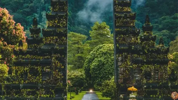 Tour approfondito del nord di Bali: Tempio dell'Acqua, Laghi Gemelli e Porta del Bene e del Male, tour di un giorno