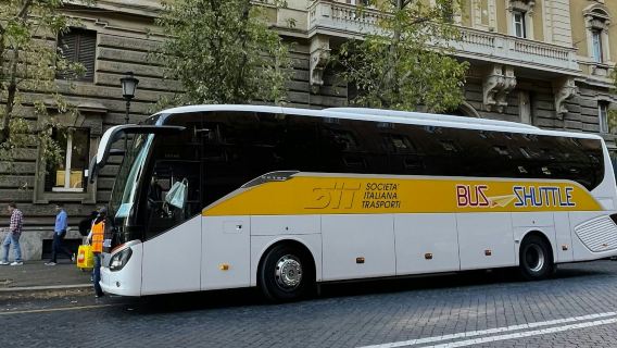 Fiumicino Lufthavn: Enkeltrejse bus transport fra Vatikanstaten