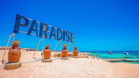 Tour al tramonto a Hurghada, Paradise Island, con snorkeling e pranzo