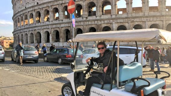 Tour privado exclusivo en carrito de golf de Roma
