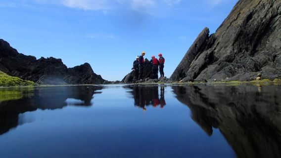 North Devon: Coasteering at Baggy Point