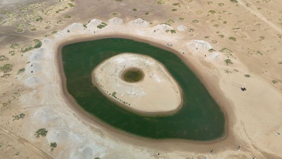 寧夏 銀川阿拉善六湖穿越一日遊 天鵝湖/烏蘭湖/翡翠湖親子遊