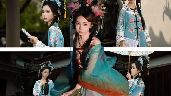 Trip Moments de Chaozhou[Alquiler de hanfu exquisito + experiencia de peinado con flores + maquillaje refinado + opción de sesión fotográfica individual]