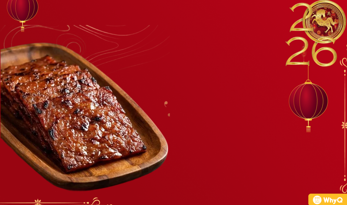 Preordina la carne secca di Capodanno di Lim Chee Guan by WhyQ (Consegna a Singapore | Consegna entro 2 giorni dalla data selezionata)