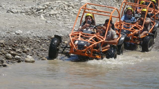 Antalya: Raften & Buggy, Quad Safari & Zipline Avontuur