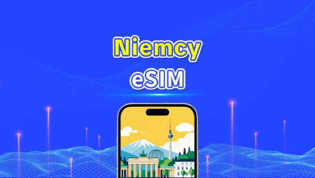 eSIM w Niemczech | 5G/4G | Pakiety dzienne/na dane | 24 godziny | 1-30 dni | Kod QR