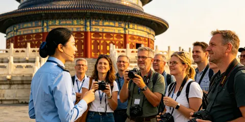 北京天壇公園+祈年殿+圜丘+迴音壁英文遊-可選擇上門接服務