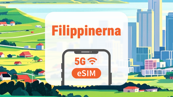 Filippinerna 5G eSIM | Dubbla nätverk • Alla AI & TikTok | 1–30 dagar | QR-kod