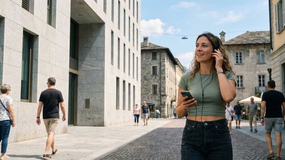 Passeio de Áudio em Bellinzona: Castelos, Coragem e Crônicas Reveladas