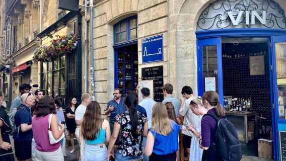 Original Bordeaux Old Town & Market Food Tour with wine