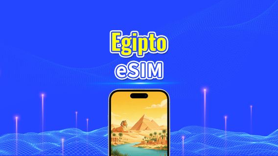 Egipto 5G eSIM | 3 redes incluidas | Compatible con IA y TikTok | Paquete de datos diario/total | 1–30 días | Facturación por 24 horas | Código QR