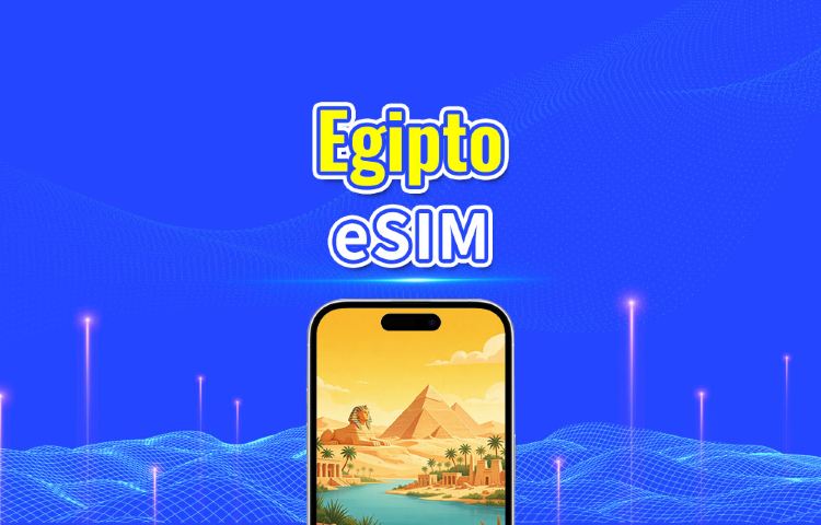Egipto 5G eSIM  | 3 redes incluidas | Compatible con IA y TikTok | Paquete de datos diario/total | 1–30 días | Facturación por 24 horas | Código QR