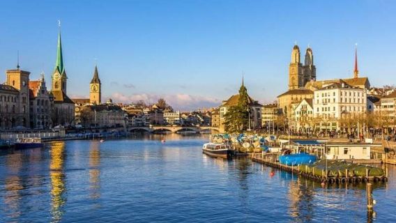 From Zurich: City Highlights & Rhine Falls Waterfalls Private Tour