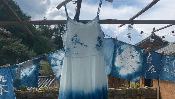 【大理扎染非遺研學體驗】雲南大理大地藍染工坊/可體驗植物拓染（多款式可選+導師指導製作）