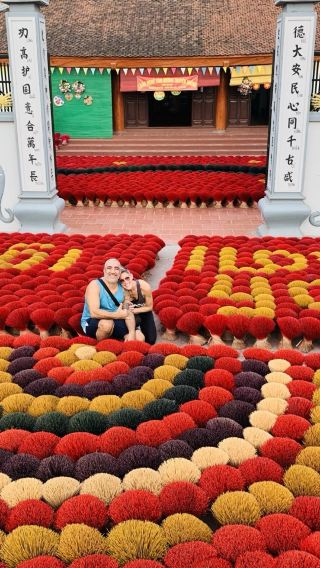 หมู่บ้านธูปหอมและหมู่บ้านหัตถกรรม Quang Phu Cau ทัวร์วัน