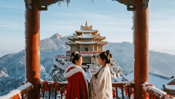 [Sesi 6/7/8/9/10 pagi] Lawatan Sehari Gunung Laojun Berlepas dari Luoyang | Akses Terus ke Stesen Kabel