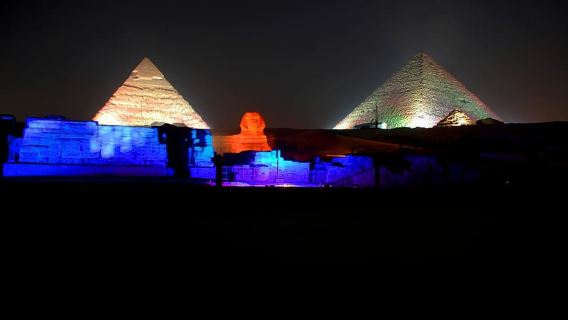Cairo: Cưỡi lạc đà tham quan Kim tự tháp, Ăn tối và Chương trình biểu diễn âm thanh & ánh sáng