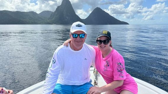 Caribe de Santa Lucía: Excursión por mar y tierra