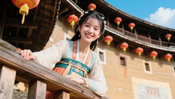 永定高北土樓群一日遊●大魚海棠同款+可選客家餐+接送入場門票講解