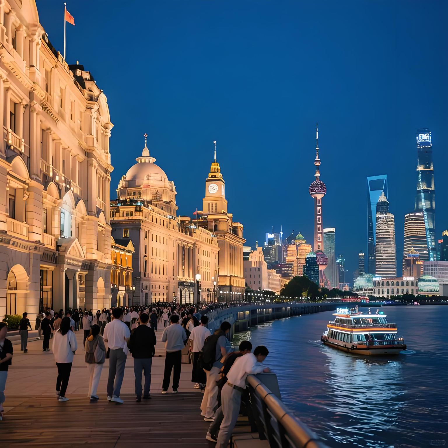 однодневный тур по Шанхаю: Сад Юйюань + Храм городского божества + пешеходная улица Нанкинлу + Телебашня Восточная Жемчужина + круиз по Набережной Вайтань (Бунд)