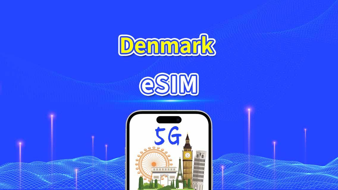 eSIM ของเดนมาร์ก | ดาต้าความเร็วสูง | 5G/4G | แพ็กเกจรายวัน/ดาต้า | อายุการใช้งาน 24 ชั่วโมง | 1-30 วัน | รหัส QR