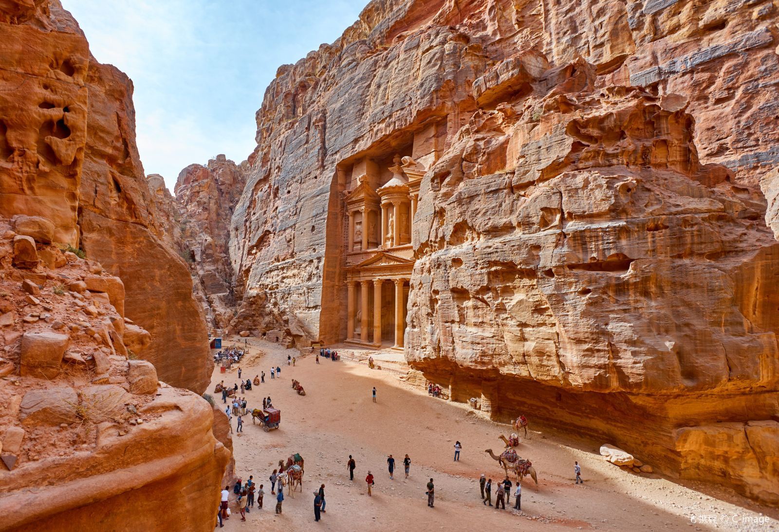 Private Chartered Tour of Amman + The Treasury in Petra + High Place of Sacrifice + Al-Siq with Hotel Pickup