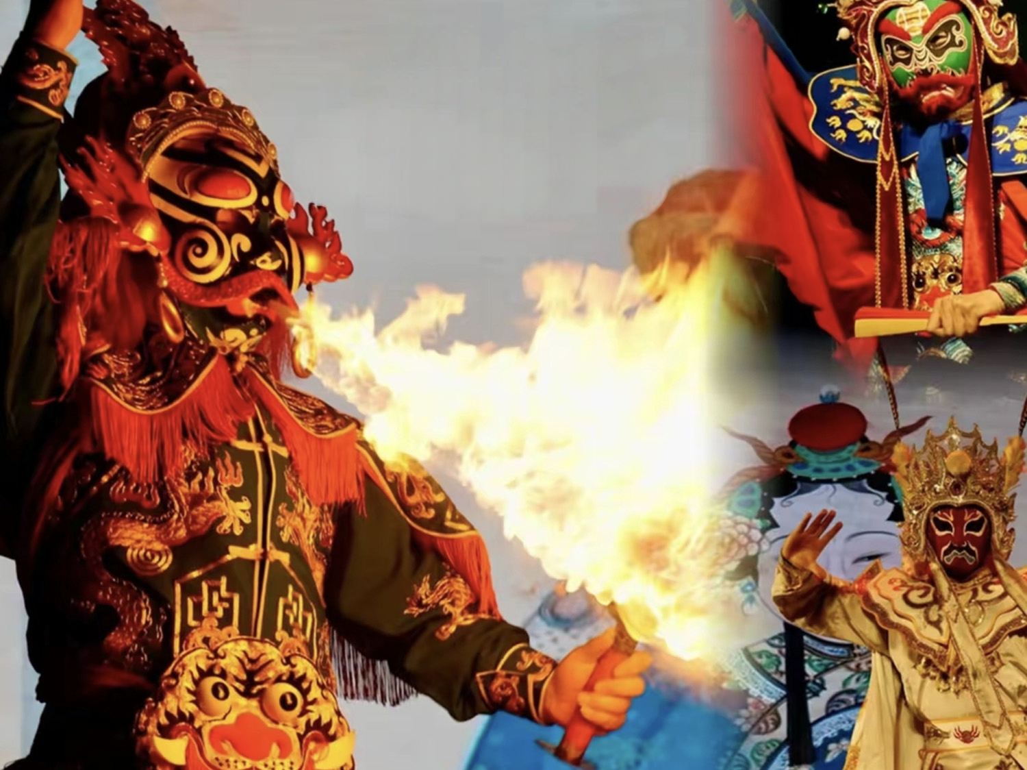 Xi'an Chang'an Grand Theater • Sichuan Opera Face-Changing Show (Intangible Cultural Heritage Performance + Fire Spitting Spectacle + Savoring Covered Bowl Tea)