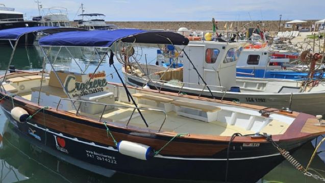 From Terracina: Circeo Caves Boat Trip with Snorkeling