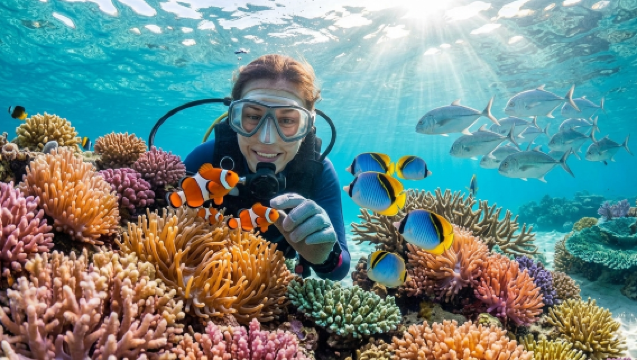 Semporna Island Hopping 1-Day Tour: Mataking, Pom Pom Island & Timba-Timba/Pandanan Island