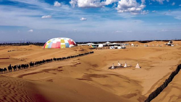Ordos, Inner Mongolia: Whistling Dune Bay International Desert 1-Day Tour | Private Charter Itinerary Customization