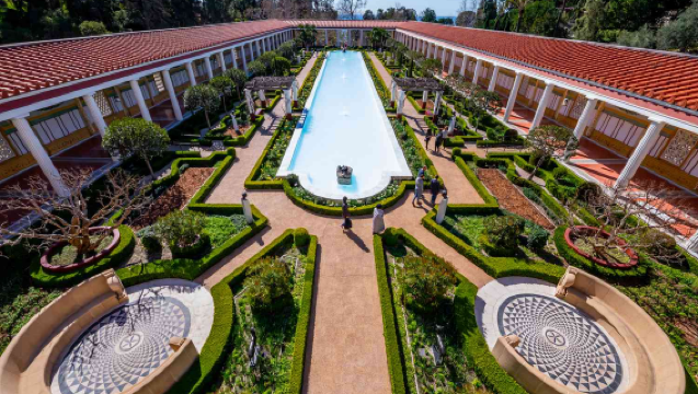 Tour to The Getty Villa, Santa Monica State Beach, Venice Beach and The Getty (self-booking required)