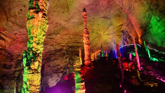Zhangjiajie Avatar Dağı Orman Parkı + Huanglong Mağarası + Helikopter Özel Grup İngilizce/Rusça/Japonca