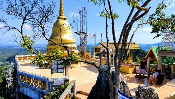 クラビ：タイガー・テンプル、温泉、エメラルド・プール日帰りツアー（少人数グループ）