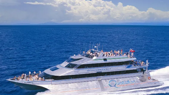 Tour di un giorno a Cairns con crociera Silver Swift alla Grande barriera corallina [include pranzo/snorkeling | opzione elicottero]