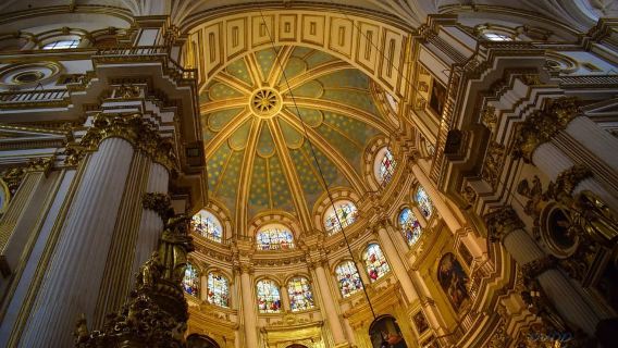 Granada: centro de la ciudad, catedral, recorrido por la capilla