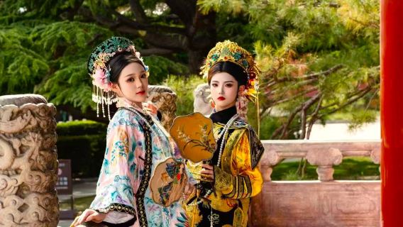 Beijing travel photo shoot[Hanfu costume photography (costume rental + photographer service + exquisite makeup/hairstyling)]