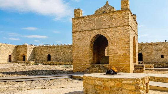 Baku: Gobustan, Schlammvulkane, Feuertempel, Brennender Berg