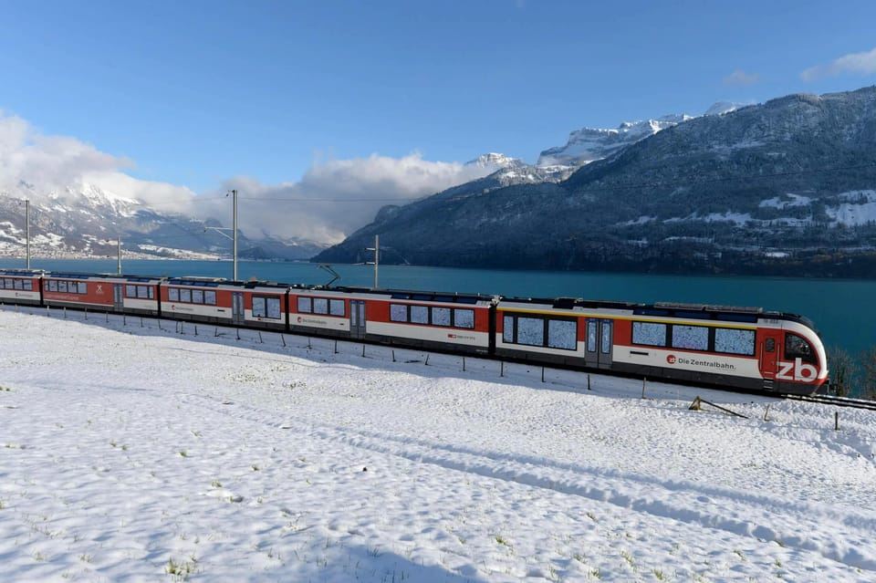 Desde Basilea: Tren panorámico Premium y Lucerna, Interlaken