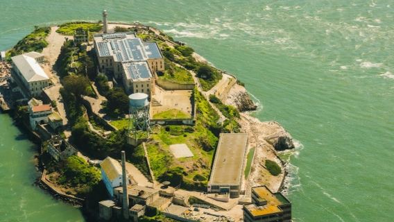 San Francisco: Helikoptertour langs de bezienswaardigheden van Alcatraz City