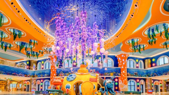 แพ็คเกจโรงแรมจูไห่ Chimelong Spaceship รวม Ocean Kingdom/โชว์ Chimelong/สวนสนุก Spaceship/Kaka Tiger พร้อมอาหารเช้าและเย็น