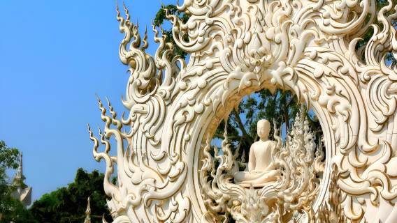 CHIANG RAI Visite d'une journée du musée emblématique du Temple Blanc, du Temple Bleu et de la Maison Noire