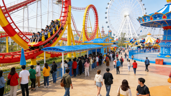 Guangzhou Sunac Cultural Tourism City Line - "Sunac Land, Sunac Snow World, Bangkok Garden"