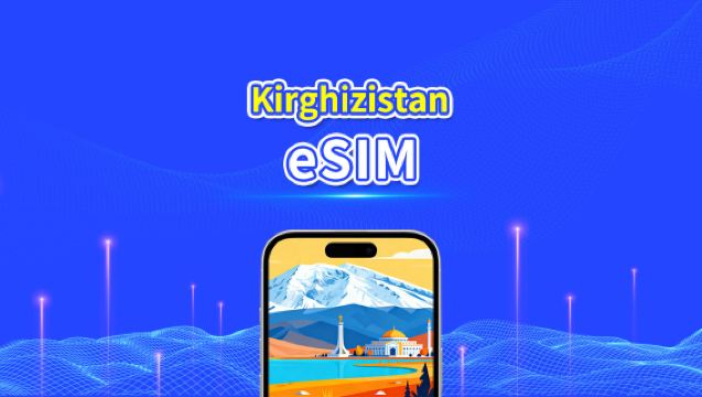 eSIM Kirghizistan | 4G | Pacchetto Dati Giornaliero/Totale | 1–30 giorni | Fatturazione 24 Ore | Codice QR