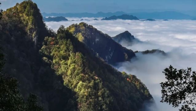 【塔雲山1日遊】秦嶺仙境塔雲山，挑戰險道觀漫步雲端玻璃棧道