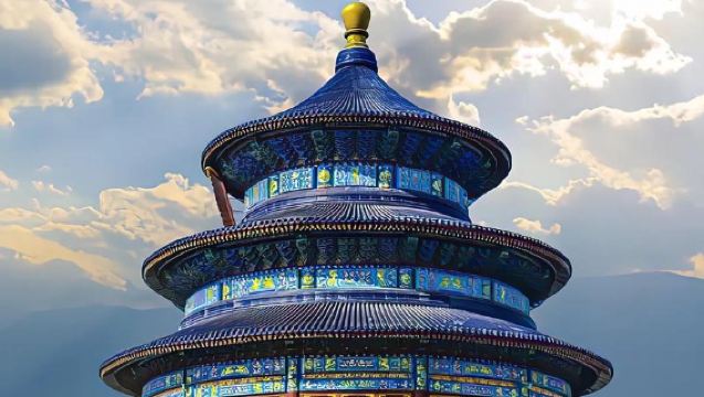 Beijing Mutianyu Great Wall + Temple of Heaven 1-day tour with tickets, transportation, and English guide