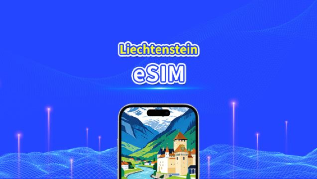 Liechtenstein eSIM | Hochgeschwindigkeitsnetzwerk | 4G/5G | Tägliches/Gesamtdatenpaket | 24-Stunden-Abrechnung | 1-30 Tage | QR-Code